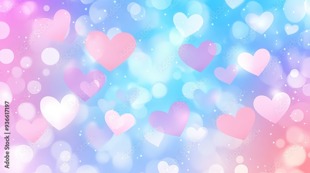 Light pink and blue vector background with shining hearts. Blurred decorative design in doodle style, featuring hearts. Suitable for marriage gifts and congratulations. Light pink and blue vector background with shining hearts. Blurred decorative design in doodle style, featuring hearts. Suitable for marriage gifts and congratulations.