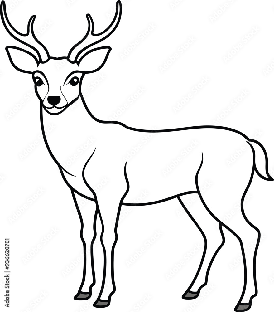 Deer Colouring Book for kids featuring cute and friendly deer in every page
Deer Colouring Book for kids featuring cute and friendly deer in every page