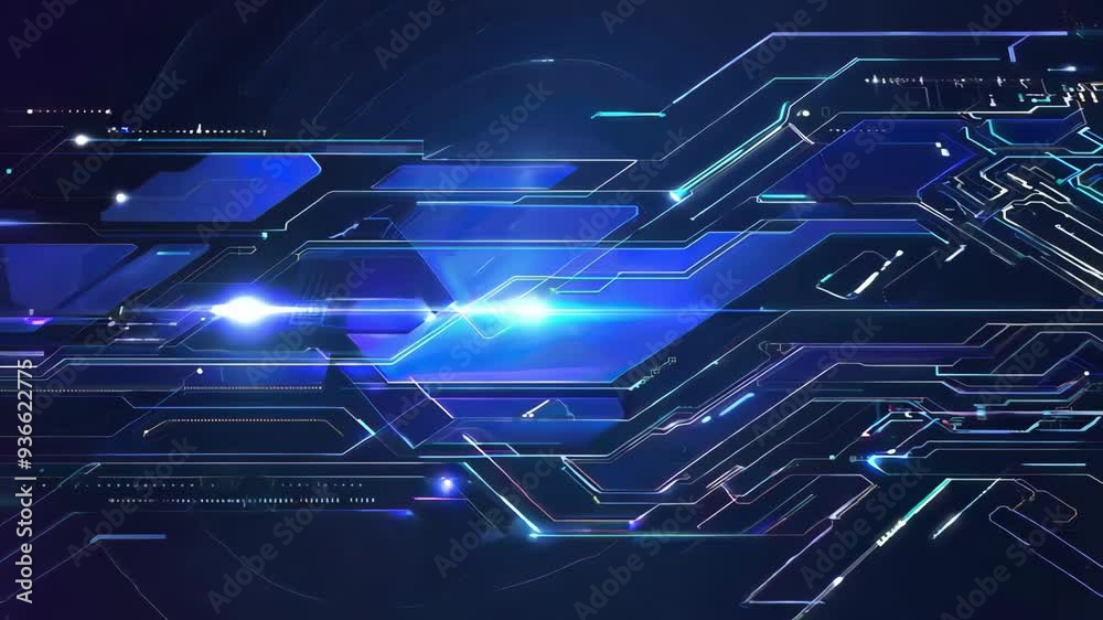 Futuristic digital background featuring abstract circuits and glowing lines, ideal for technology and innovation themes. Futuristic digital background featuring abstract circuits and glowing lines, ideal for technology and innovation themes.
