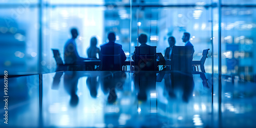 Grupo de colegas de trabalho em uma reunião