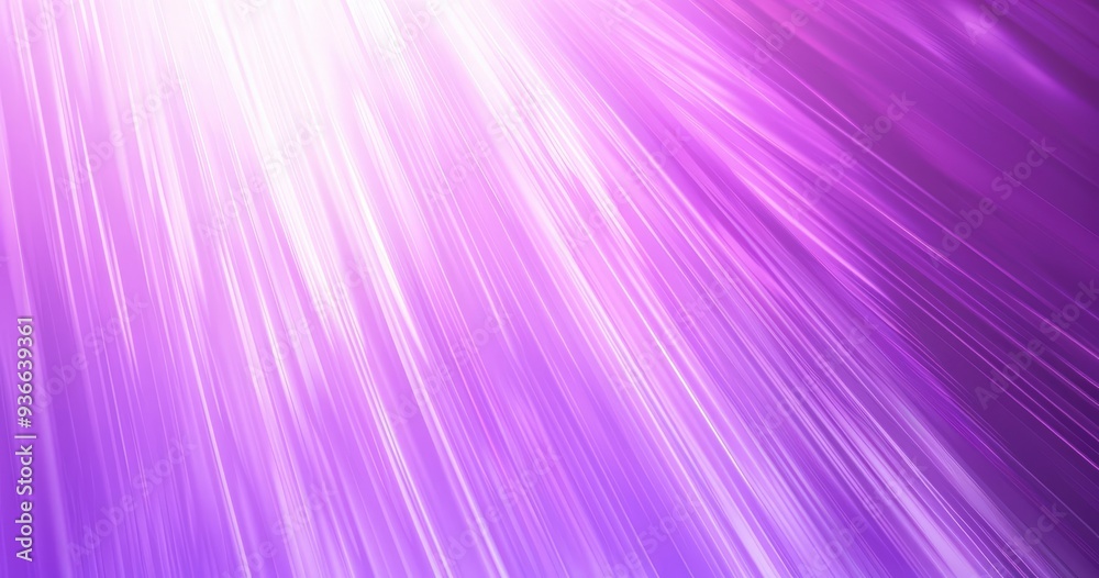 Fototapeta premium A vibrant abstract background featuring dynamic rays of purple light, creating a sense of movement and energy.