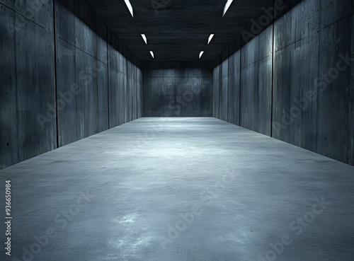 Concrete Room with Light Source