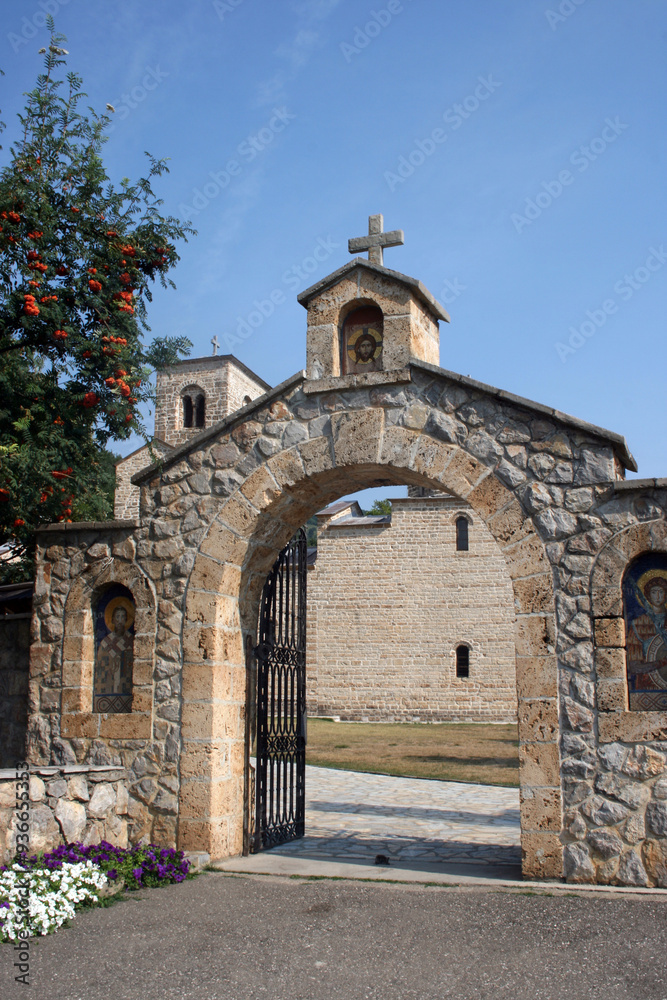 Fototapeta premium Djurdjevi stupovi is a Serbian Orthodox monastery, located two km from Berane, the north-east of Montenegro, and represents the most important cultural and historical monument of this region.