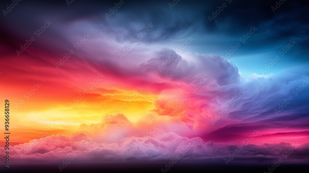 Naklejka premium Cumulonimbus Clouds