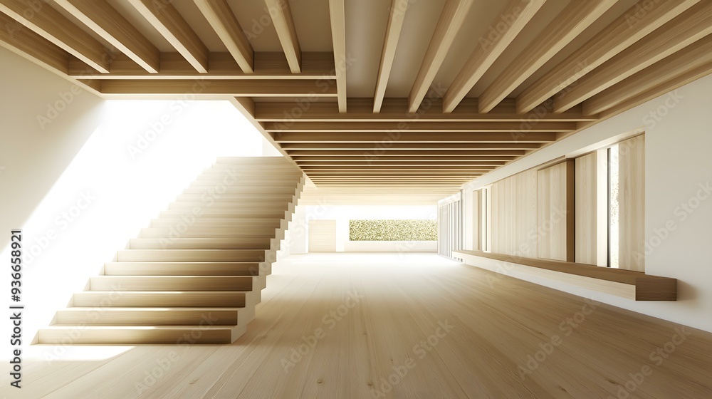 Modern Minimalist Wooden Staircase Interior Design Modern Minimalist Wooden Staircase Interior Design
