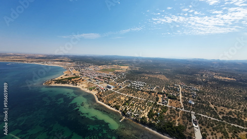 Geyikli district, one of the most popular holiday resorts of Çanakkale, photo