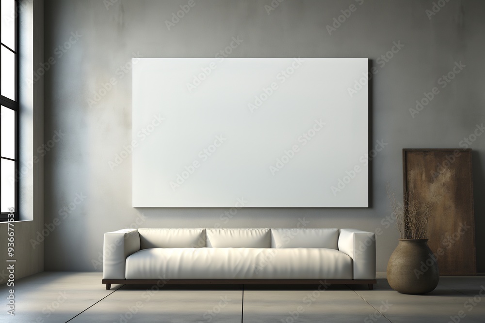 Abstract depiction of a clean empty canvas symbolizing simplicity in art visualizing the potential of minimalism to inspire creativity through the absence of clutter and distraction Abstract depiction of a clean empty canvas symbolizing simplicity in art visualizing the potential of minimalism to inspire creativity through the absence of clutter and distraction