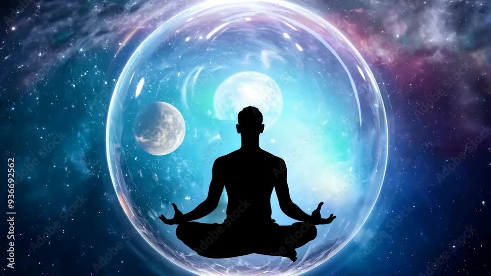 Meditation in space Meditation in space