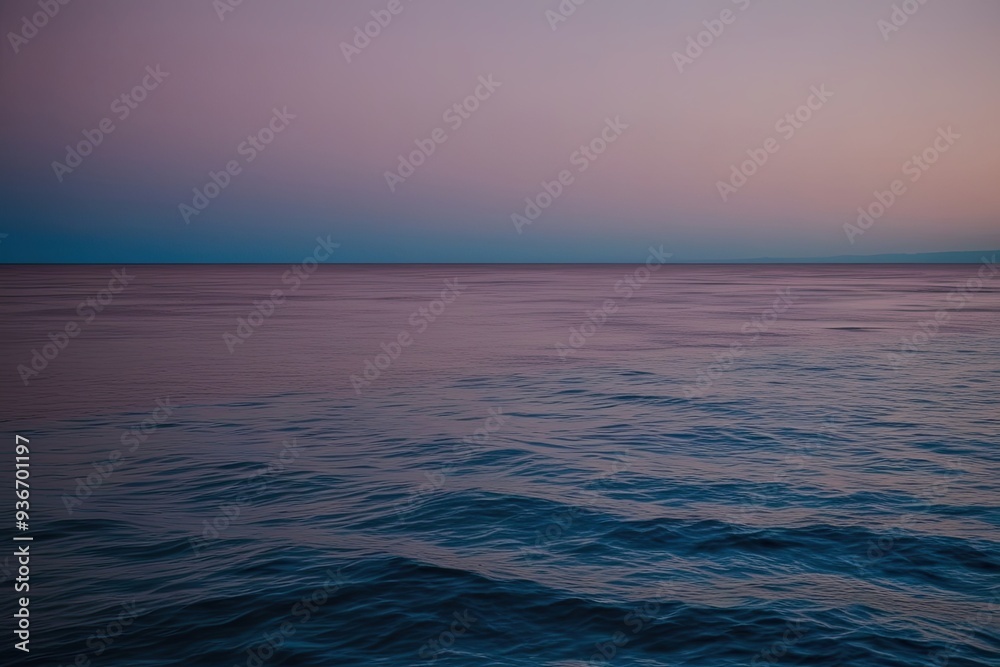 Obraz premium Serene Textured Gradient Fields in Mauve Navy and Sky Blue at Dusk