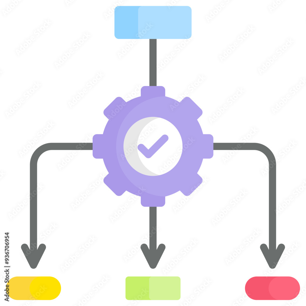 Flowcharting Icon Flowcharting Icon