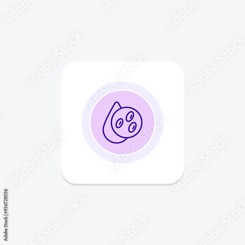 Free Download Blood test purple line icon on a colorful circle, ai illustrator file - GFXLoad