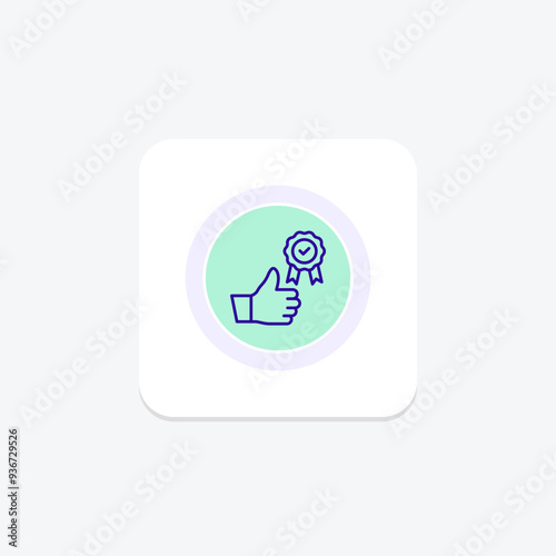 Excellence circle icon , vector, pixel perfect, illustrator file
