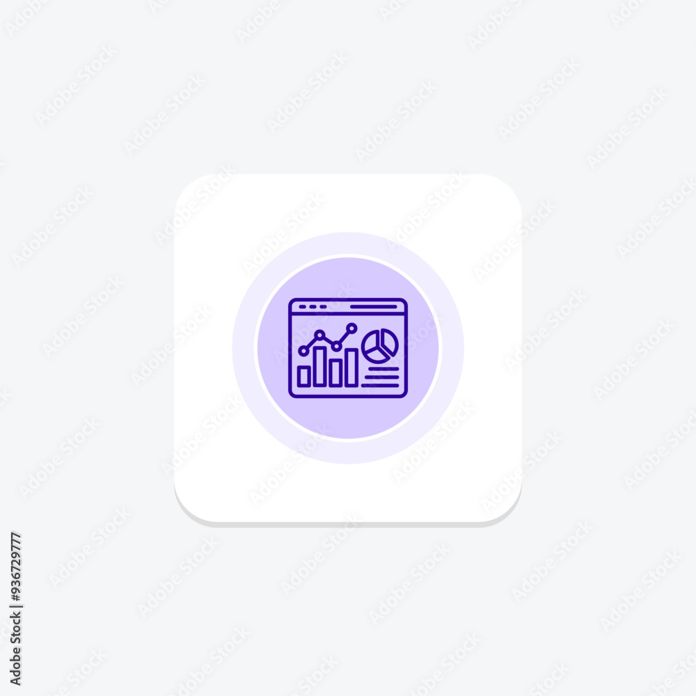 Web Analytics icon, analytics, analysis, data, website, editable vector, pixel perfect, illustrator ai file Web Analytics icon, analytics, analysis, data, website, editable vector, pixel perfect, illustrator ai file