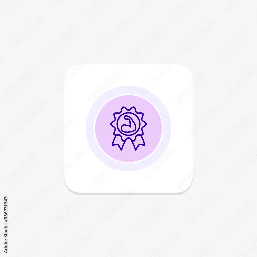 Fitness Competitions circle icon , vector, pixel perfect, illustrator file