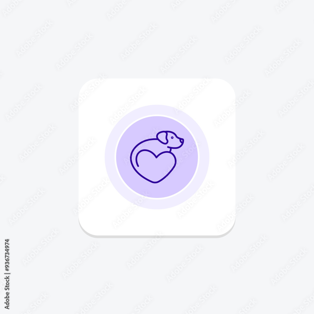 Dog circle icon , vector, pixel perfect, illustrator file Dog circle icon , vector, pixel perfect, illustrator file