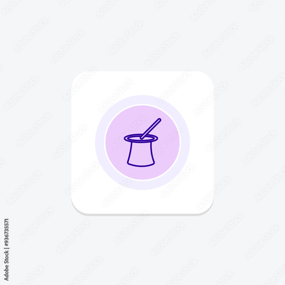 Magic hat icon, hat, magician, trick, rabbit circle icon, editable vector icon, pixel perfect, illustrator ai file Magic hat icon, hat, magician, trick, rabbit circle icon, editable vector icon, pixel perfect, illustrator ai file