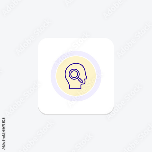 Self Discovery circle icon , vector, pixel perfect, illustrator file