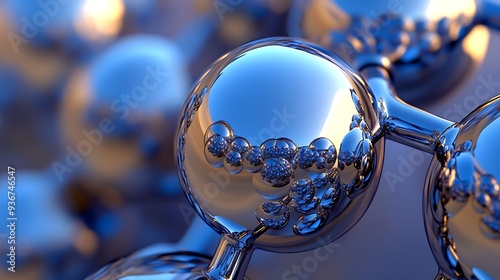 Futuristic High-Tech Design Background Featuring Sleek Elements and Digital Innovation Aesthetics