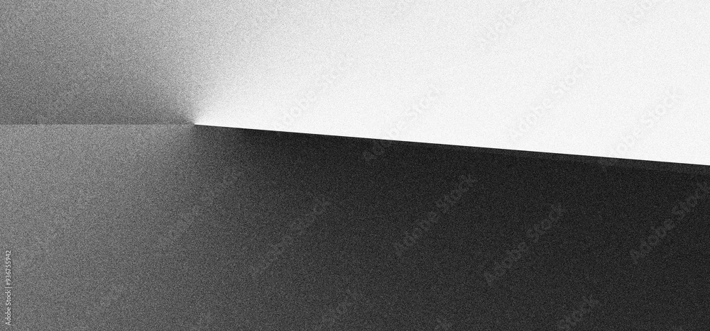 Black white grainy background, monochrome gray noisy texture dark grunge banner, header poster cover backdrop design