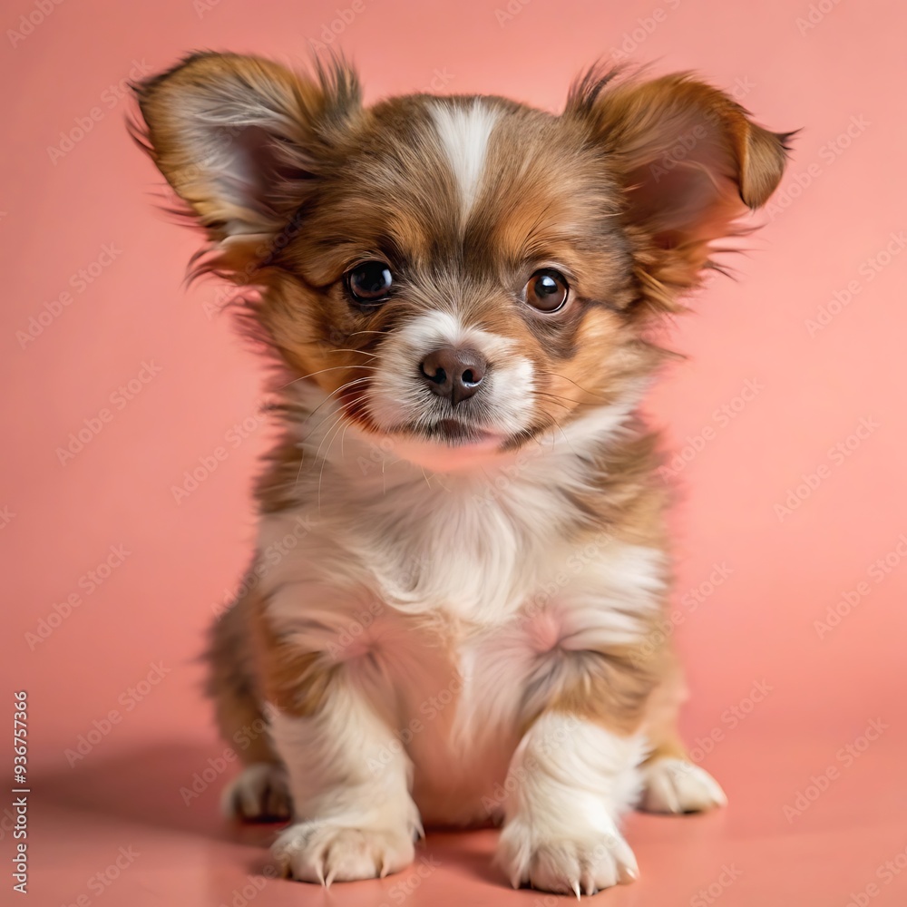 Adorable Chihuahua Puppy in a Cozy Sweater Adorable Chihuahua Puppy in a Cozy Sweater