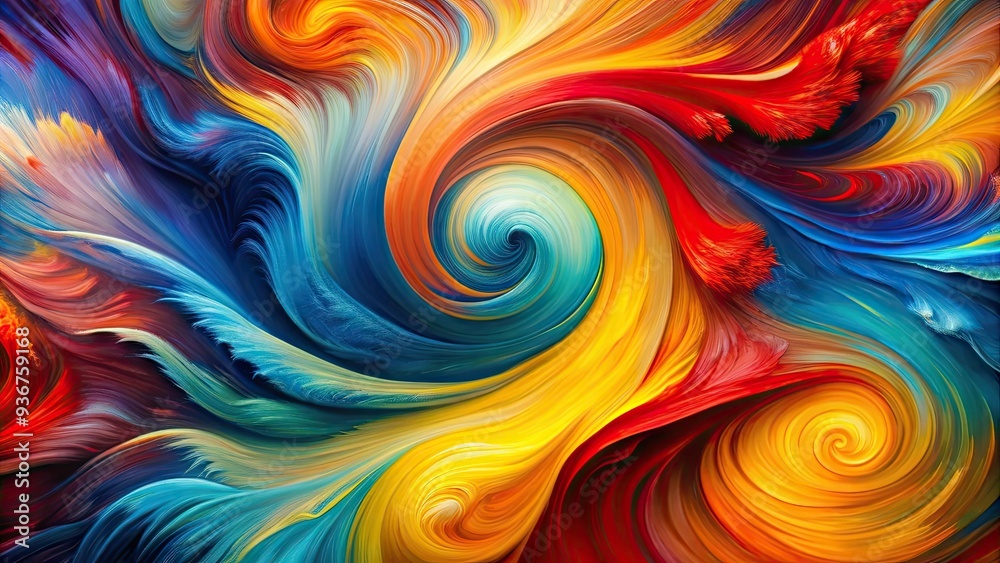 Vibrant abstract background featuring swirling shapes and bold brushstrokes in red, blue, and yellow hues, evoking energy, creativity, and dynamic movement. Vibrant abstract background featuring swirling shapes and bold brushstrokes in red, blue, and yellow hues, evoking energy, creativity, and dynamic movement.