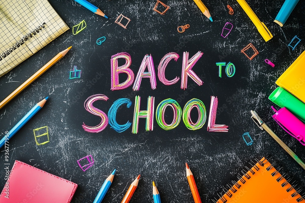 A chalkboard background with the words A chalkboard background with the words