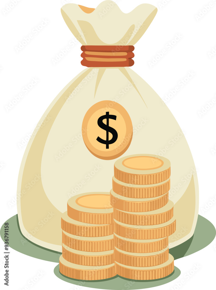 Money bag vector illustration can be printed on any surfaces,t-shirt,card,decoration,graphic elements,social media,business,finance project and more Money bag vector illustration can be printed on any surfaces,t-shirt,card,decoration,graphic elements,social media,business,finance project and more