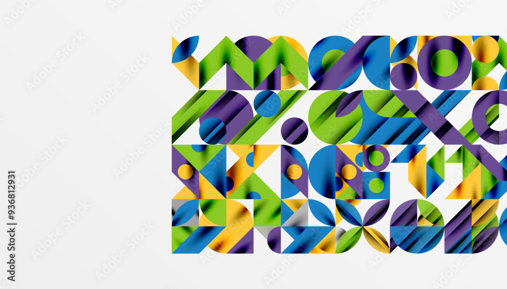 Neo memphis geometric pattern with circles, squares and lines. Pop art abstract background for covers, banners, flyers and posters and other templates Neo memphis geometric pattern with circles, squares and lines. Pop art abstract background for covers, banners, flyers and posters and other templates
