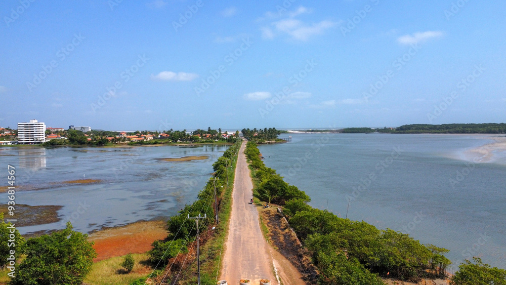 Aerial view Of a road Aerial view Of a road