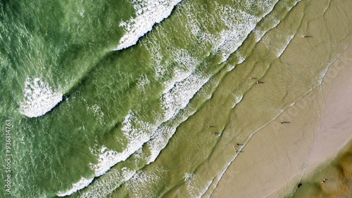 Waves on the beach