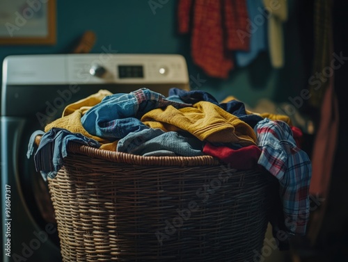 Washing Day Laundry Pile photo