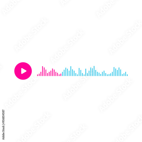 Audio Waveform and Media Player Control for Podcast