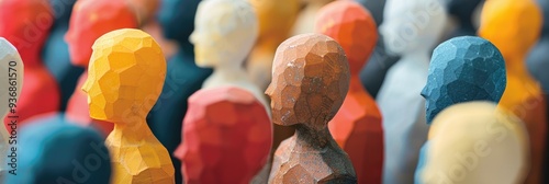 Obraz na płótnie Diversity, Inclusion, and Equal Opportunity Policies: Employment Equity Quotas and Preferential Treatment for Underrepresented Groups w salonie