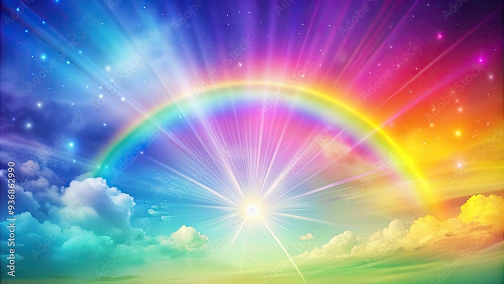 Vibrant rainbow-colored gradient background with soft, blended hues of pink, blue, yellow, green, and purple, evoking a sense of hope, calmness, and optimism. Vibrant rainbow-colored gradient background with soft, blended hues of pink, blue, yellow, green, and purple, evoking a sense of hope, calmness, and optimism.