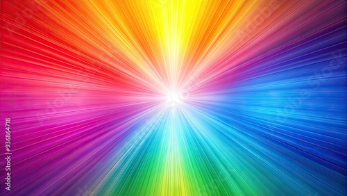 Vibrant rainbow gradient background with soft, blended colors transitioning from red to violet, creating a mesmerizing and harmonious visual effect.