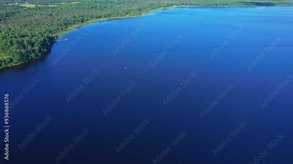 Pickerel Lake flight over view near Jacks Creek Armour, Ontario relaxing nature. Aerial depiction of the Ontario waters in Canada, North America. Shot from the sky at Lake and forest natural scenery. Pickerel Lake flight over view near Jacks Creek Armour, Ontario relaxing nature. Aerial depiction of the Ontario waters in Canada, North America. Shot from the sky at Lake and forest natural scenery.