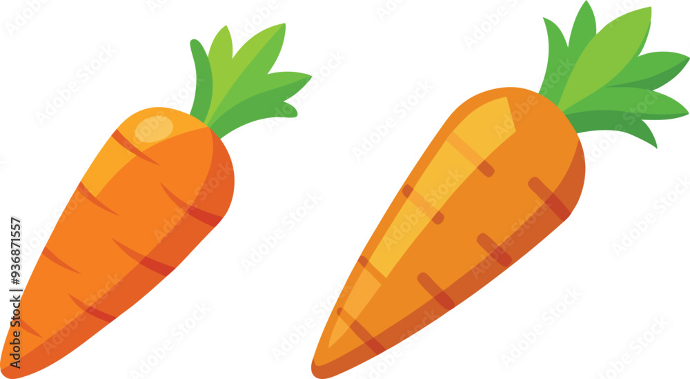 carrot vector illustration on white background carrot vector illustration on white background