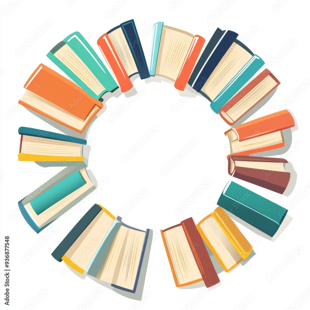 Stack of Books Icon: Vector Illustration for Online Bookstores Stack of Books Icon: Vector Illustration for Online Bookstores