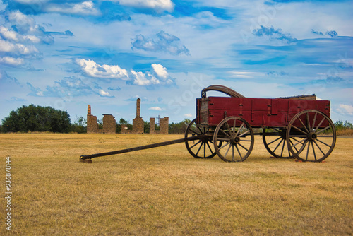 Fort Griffin ruins in west Texas
