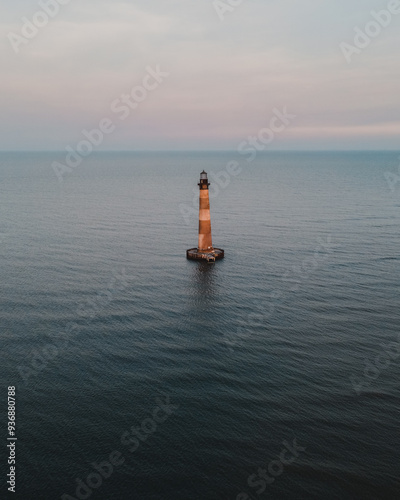 Morris Island Lighthouse Folly Beach South Carolina  photo