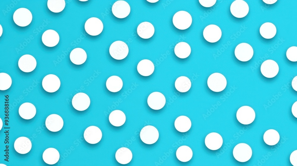 A bright blue background with fun white polka dots, perfect for sparking creativity in your artwork and designs. A bright blue background with fun white polka dots, perfect for sparking creativity in your artwork and designs.