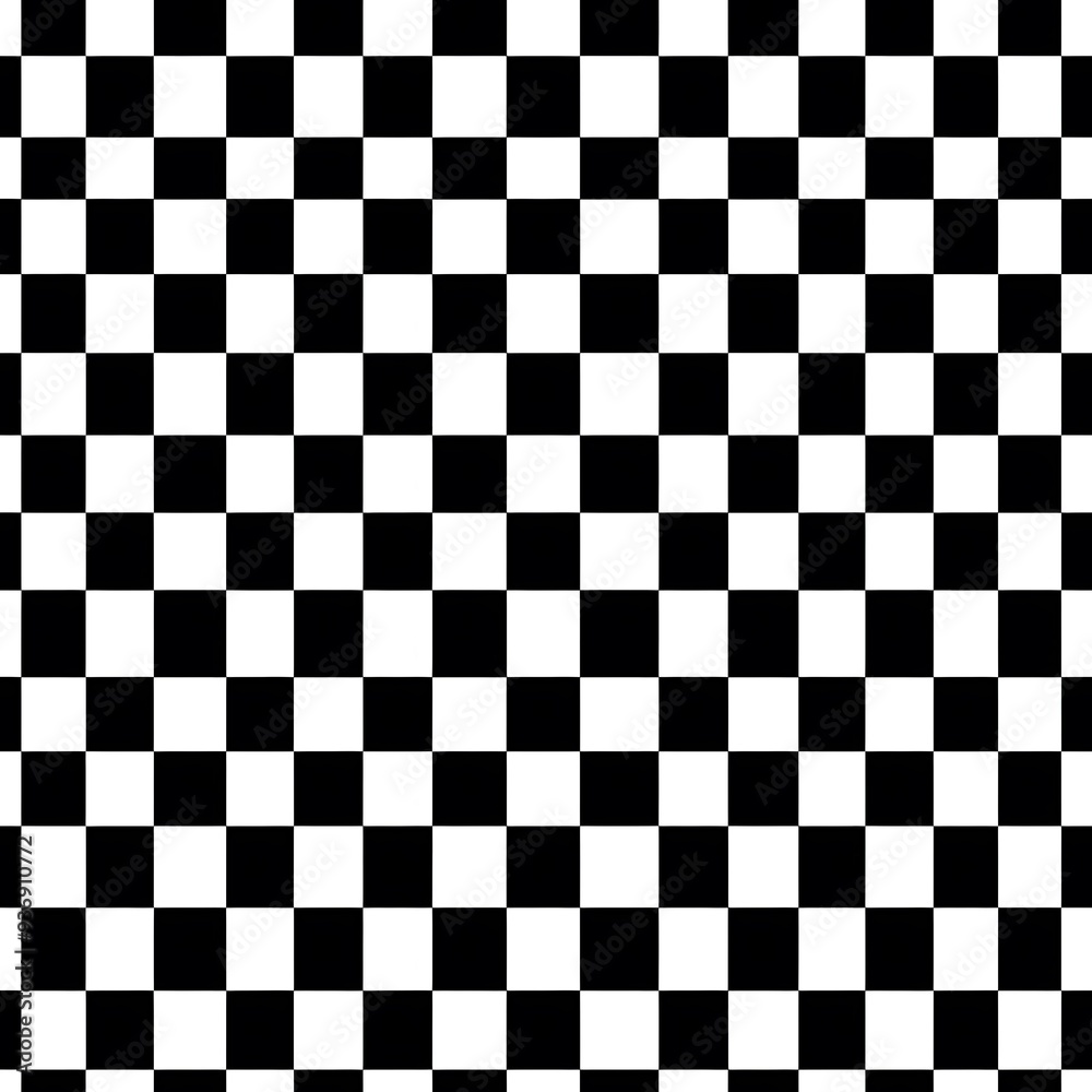 Black and White Checkerboard Pattern. Black and White Checkerboard Pattern.
