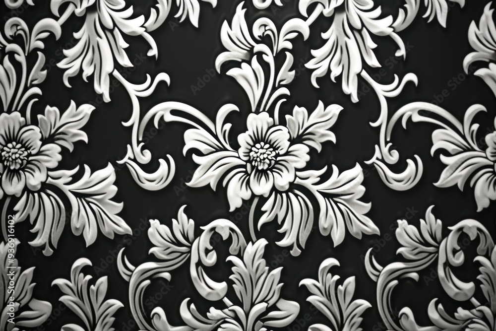 Joyful Monochrome Elegance. A happy black and white wallpaper with high detailed plain background concept Joyful Monochrome Elegance. A happy black and white wallpaper with high detailed plain background concept