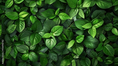 Green Leaves Bliss. Nature-inspired wallpaper design