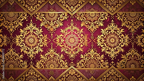 Abstract luxury background texture with rich, vibrant colors and intricate patterns