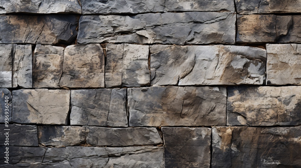 Fototapeta premium Abstract texture of rough stone surface with natural patterns