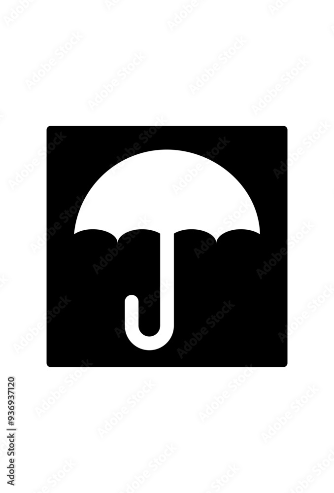 simple keep dry icon for package. safety use symbol simple keep dry icon for package. safety use symbol