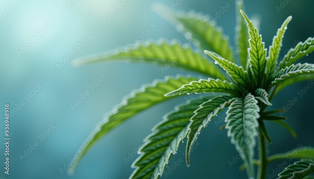 A close-up of a vibrant cannabis leaf glistening in soft light, symbolizing nature, wellness, and the evolving cannabis industry. A close-up of a vibrant cannabis leaf glistening in soft light, symbolizing nature, wellness, and the evolving cannabis industry.