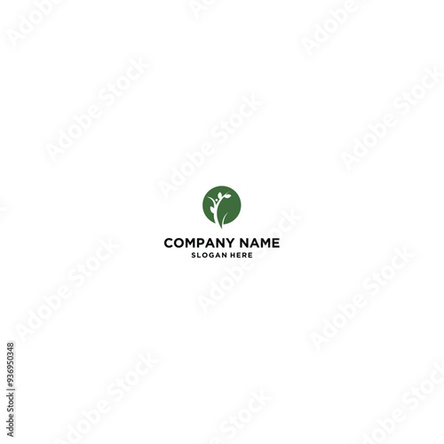 Flower logo vector design template