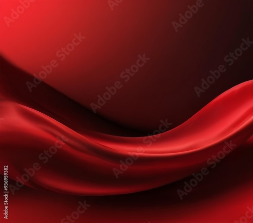 red silk fabric background